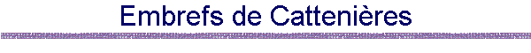 Embrefs de Cattenires