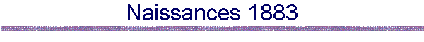 Naissances 1883